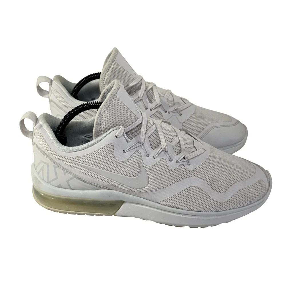 Nike Air Max Fury Running Shoes Mens 10 Platinum White Training Athletic Sneaker